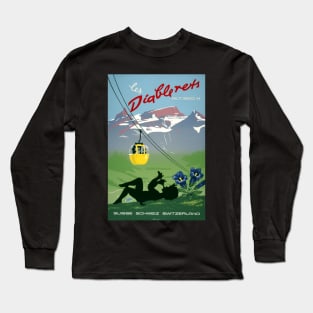 Les Diablerets, Vaud, Switzerland,Travel Poster Long Sleeve T-Shirt